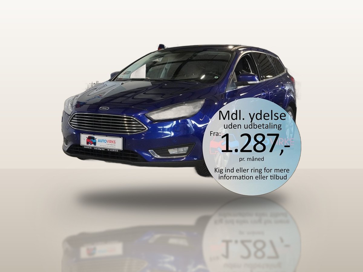 Ford Focus 1,0 EcoBoost Titanium Fun 125HK Stc 6g